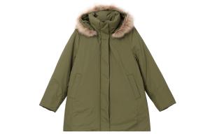 UNIQLO Женский пуховик оливкового цвета, Olive Green