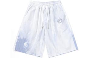 Повседневные шорты унисекс GENANX, Печатный синий