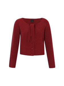 DreiMaster Женский кардиган бордового цвета