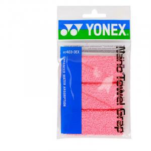 Лента для рукоятки бадминтонной ракетки Cotton, для помещений и улицы, унисекс YONEX, красный