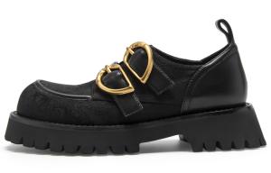 MIO Лоферы женские низкие черно-бело-голубые, цвет Black White Blue