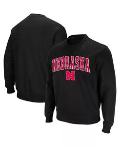 Мужская толстовка-пуловер Nebraska Huskers Arch & Logo Colosseum, черный