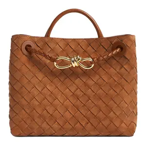 Сумка женская маленькая Andiamo Series Calfskin Amber Bottega Veneta, basic set (bag+dust bag)