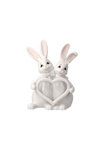 Фигурка пара кроликов Белоснежка - Навсегда Goebel, белый