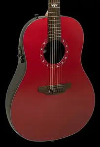 Акустико-электрогитара Ovation 1516 Ultra Series средней глубины, цвет Vampira Red