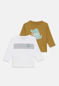 Nmmvagno свободная футболка с длинными рукавами (2 шт.) Name It, Bright White/Gold Coloured