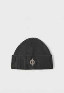 Шапка Samsøe Samsøe PAOLO BEANIE, Dark Evergreen/Dark Green