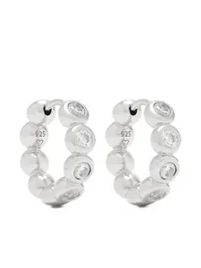 Маленькие серьги-кольца Tennis Missoma, серебряный