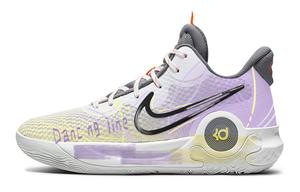 Nike Баскетбольные кроссовки KD Trey 5 IX унисекс, средний верх, желтый/фиолетовый/серый/черный