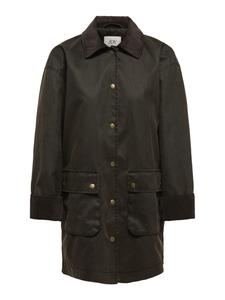 Куртка межсезонная 'JDYRUBY' в темно-зеленом цвете