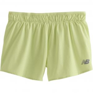 Повседневные шорты женские неоново-желтые New Balance