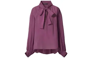 Рубашка женская Uniqlo, фиолетовый