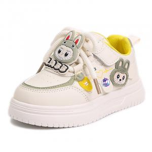 Дышащие и нескользящие низкие детские кроссовки для повседневной носки. Для детей от 3 до 7 лет. Bull Thunder, желтый