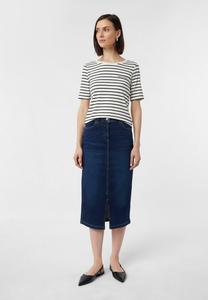 Юбка comma MIT WASCHUNG, Dunkelblau/Dark-Blue Denim