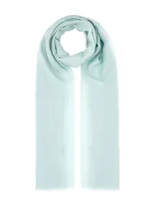 Шарф с бахромой FENDI, синий