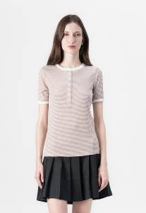 Футболка Wrangler FEMME HENLEY, Cognac/Brown