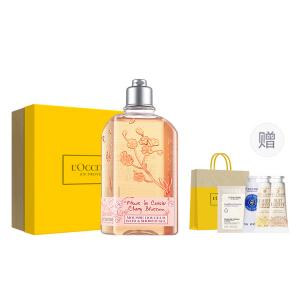 Гель для душа Sweet Cherry Blossom ароматный глубоко очищающий увлажняющий 250мл/500мл LOCCITANE, 250ml Hand Cream 10ml*3