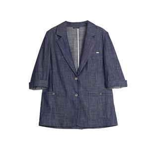 ELLE Костюм деловой женский Denim Blue с воротником