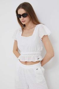 Топ Artemis из хлопка Pepe Jeans, белый