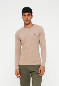 Топ Tommy Hilfiger SLIM FIT LONG SLEEVE TEE, Coastal Taupe/Taupe