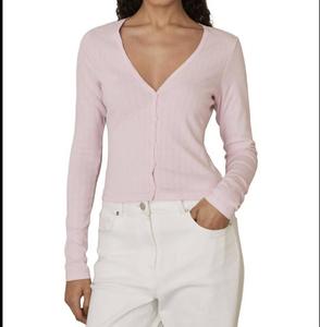 Ажурный кардиган в розовом цвете GOOD AMERICAN