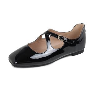 TAFN Туфли Mary Jane женские красные