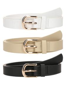 ABOUT YOU Ремень в бежевом, черном, белом цветах