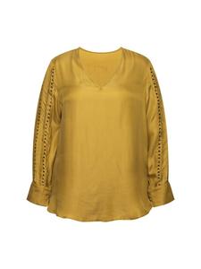 Блуза Ulla Popken Bluse, цвет olivgrün