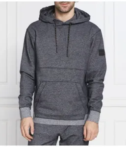 Пестрая толстовка regular fit Boss Orange, графитовый