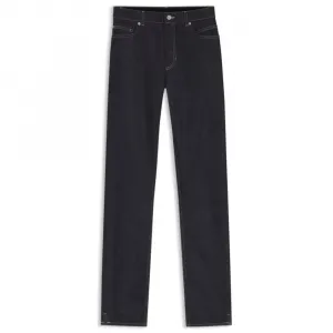 Джинсы прямого кроя с зауженными штанинами Boss