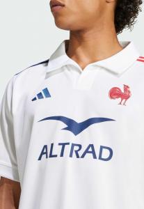 Рубашка поло FRANCE RUGBY AWAY adidas Performance, белый