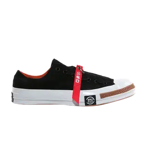 Кроссовки Converse CLOT x Undefeated x Chuck 70 Ox 'Black', черный