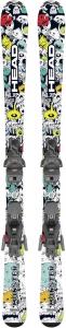 Детские горные лыжи Head Monster Easy JRS с креплениями JRS Gripwalk, White/Black