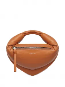 Сумка-тоут из плетеной кожи FEDERICO CINA, коричневый