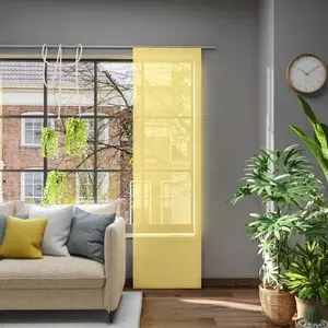 Нейтекс для вас! Раздвижная штора «Libre-ECO», (1 шт.), экологичная, на заказ Neutex For You!, желтый