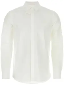 Рубашка с цветочной аппликацией VALENTINO GARAVANI, белый