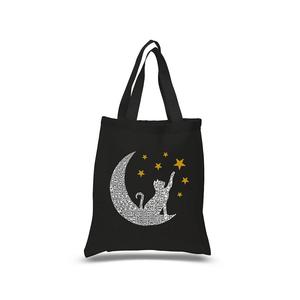 Cat Moon — маленькая большая сумка Word Art LA Pop Art, черный
