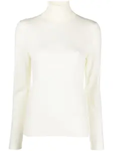 Джемпер с высоким воротником Zanone, желтый