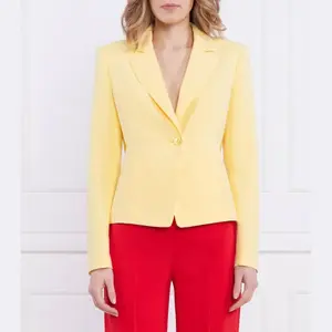 Узкий пиджак Patrizia Pepe, желтый