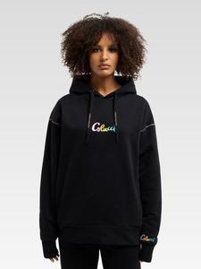 Дерна толстовка с капюшоном Carlo Colucci, черный