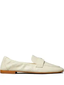 Лоферы Ballet со сборками Tory Burch, бежевый