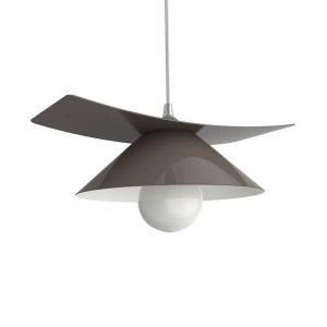 Подвесной светильник Lumicom Miller, 34x34x25 см цвет hochglanz lavagrau/weiß