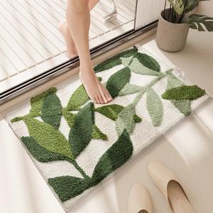 Dajiang Ковер 40x60 см для ванной, впитывающий, нескользящий, Qingwu Feiyang, набор из 2 шт, моющийся