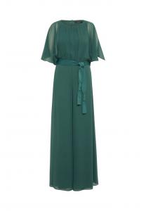 Комбинезон с завязывающимся поясом Vera Mont, цвет dark emerald