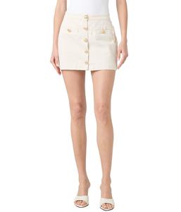Юбка Blank NYC Sugar Coated Denim Mini Skirt, белый