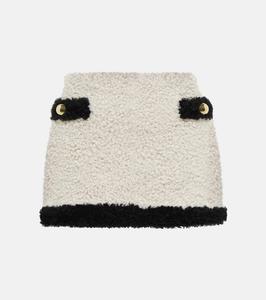 Мини-юбка из овчины Blancha, Burro-Nero