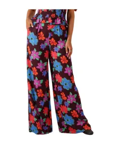 Разноцветные широкие брюки Harper & Yve, мультиколор