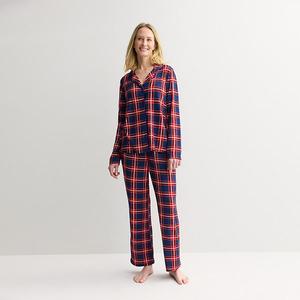 Женский комплект пижамы tolli tartan plaid Jammies For Your Families