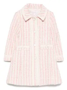 Твидовый бушлат Patachou, розовый