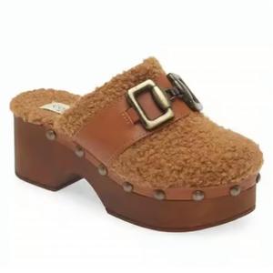 Winona Clog In Cognac Sheerling CORDANI, Cognac Sheerling
